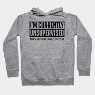 I Am Currently Unsupervised Funny Hoodie